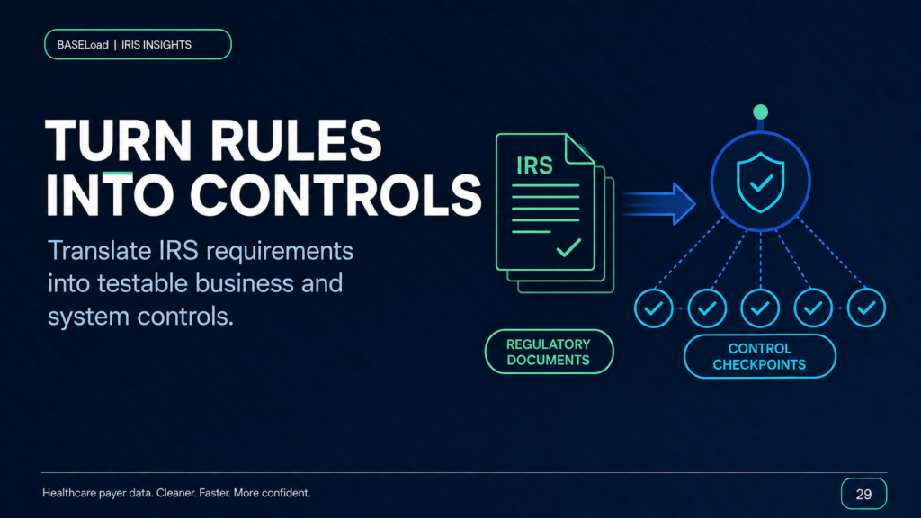 IRIS Filing Requirements: Turning IRS Rules into System Controls - BASELoad IRIS Insights