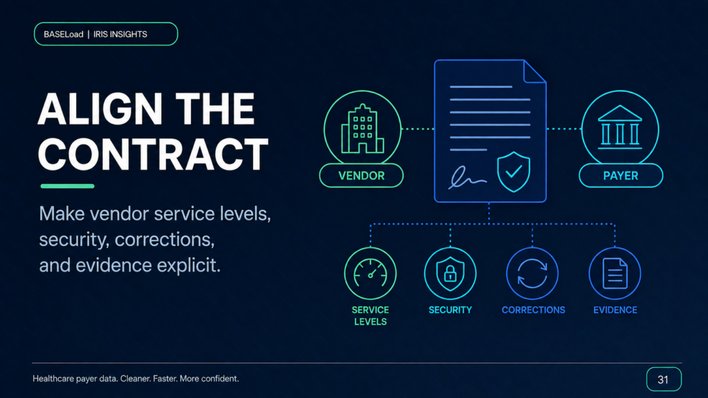 Updating Vendor Contracts for IRIS Filing Responsibilities - BASELoad IRIS Insights
