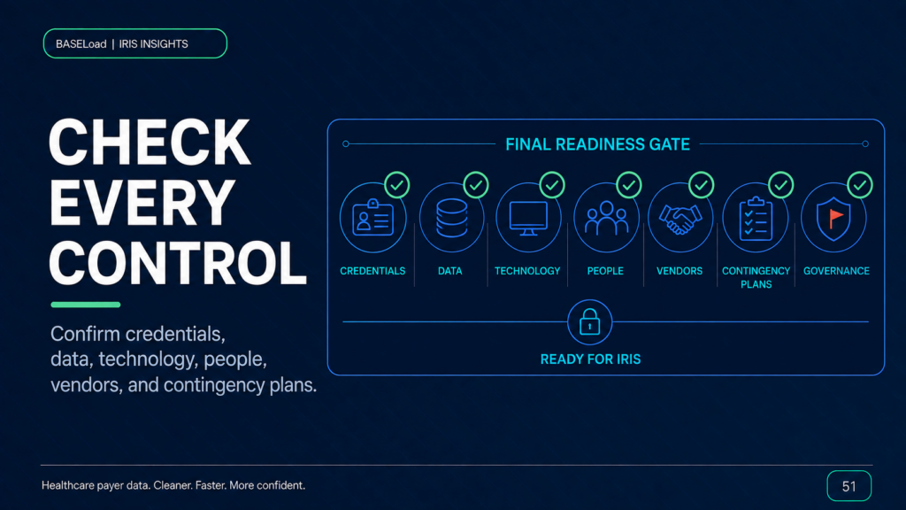 Final IRIS Readiness Checklist Before 2027 Filing Season - BASELoad IRIS Insights